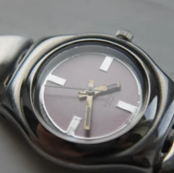 1999 Swatch "Irony" Audacity Pink Dial Watch YSS116G (Vintage - Picture 4 of 7